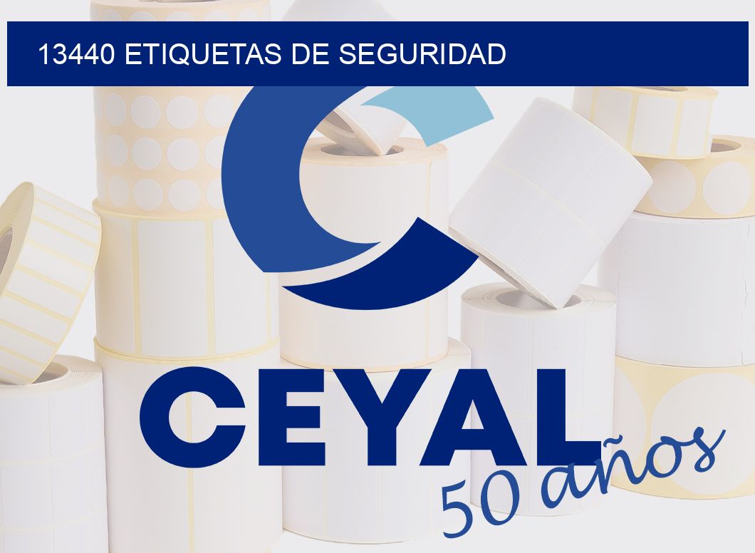 13440 ETIQUETAS DE SEGURIDAD