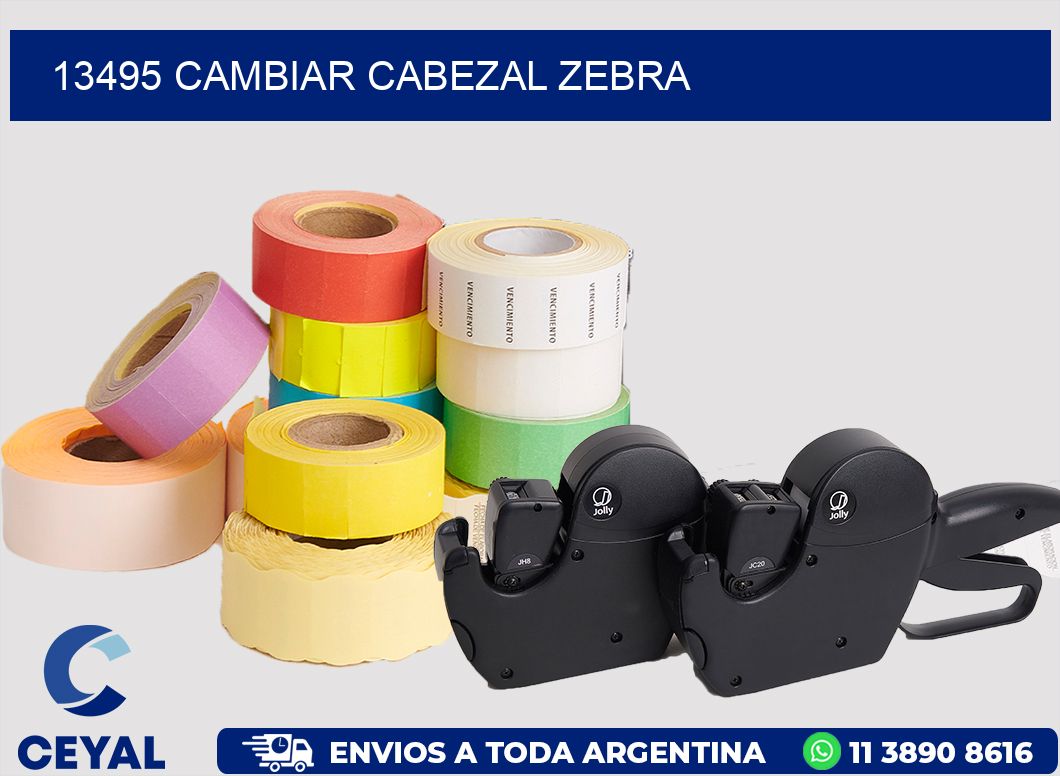 13495 CAMBIAR CABEZAL ZEBRA