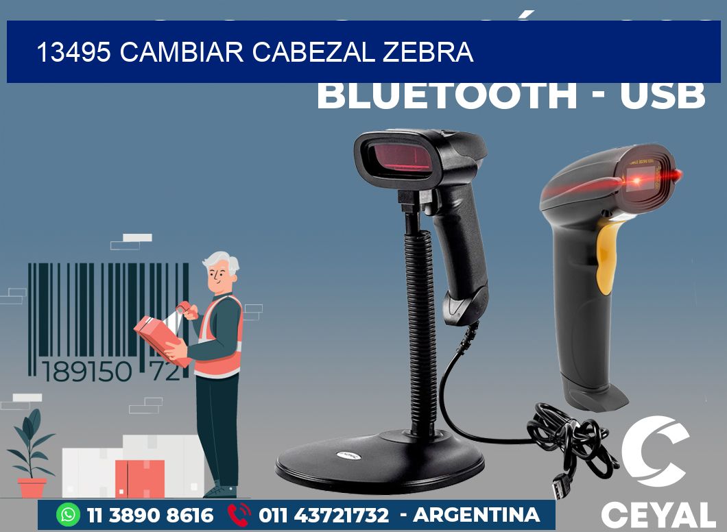 13495 CAMBIAR CABEZAL ZEBRA