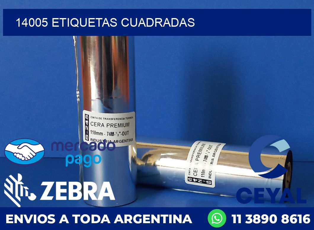 14005 ETIQUETAS CUADRADAS
