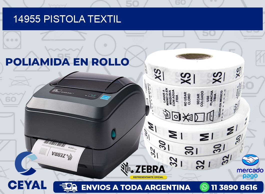 14955 PISTOLA TEXTIL