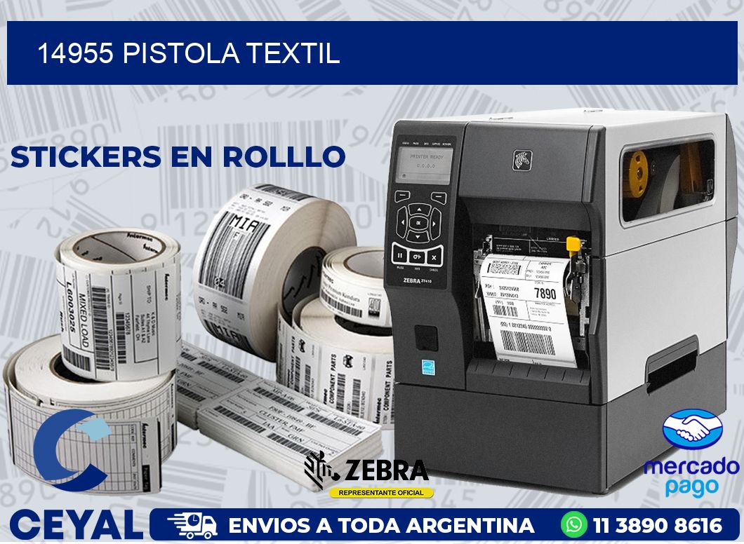 14955 PISTOLA TEXTIL