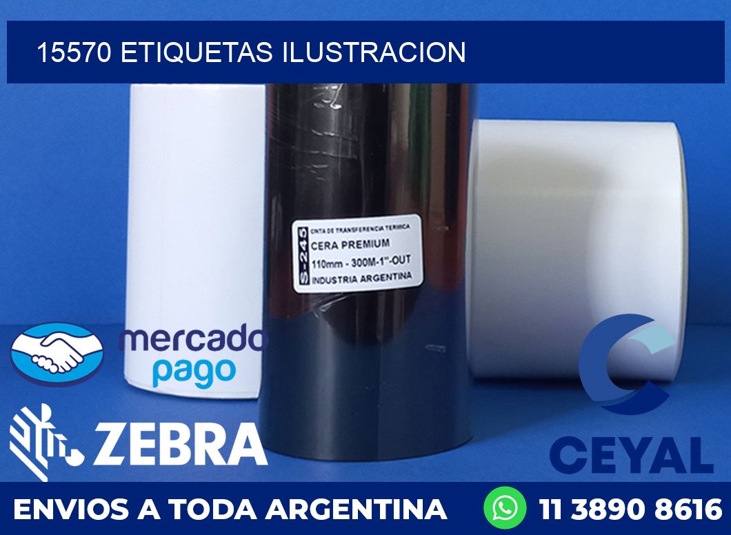 15570 ETIQUETAS ILUSTRACION