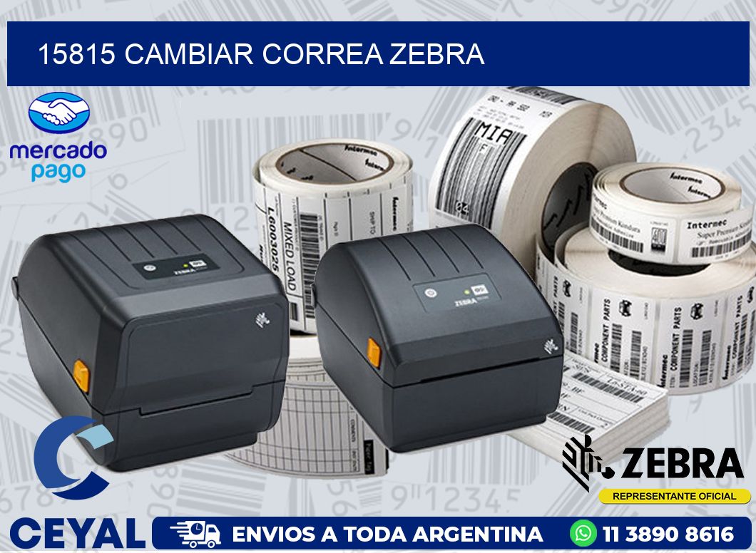 15815 CAMBIAR CORREA ZEBRA