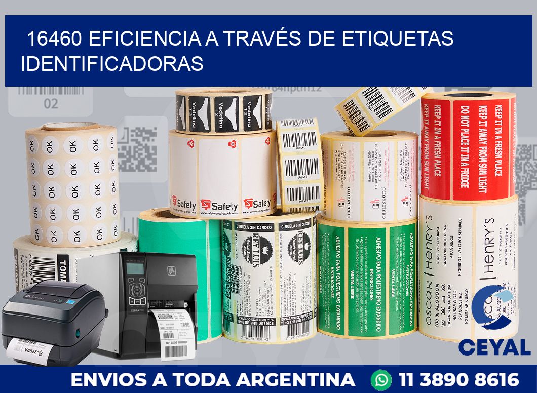 16460 EFICIENCIA A TRAVÉS DE ETIQUETAS IDENTIFICADORAS