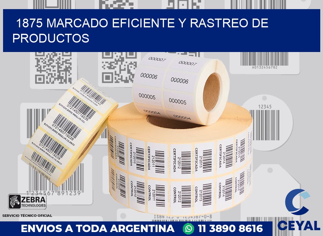 1875 MARCADO EFICIENTE Y RASTREO DE PRODUCTOS