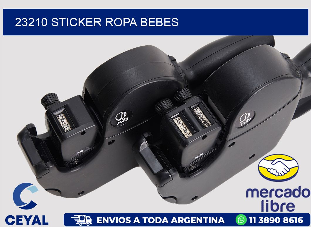 23210 STICKER ROPA BEBES
