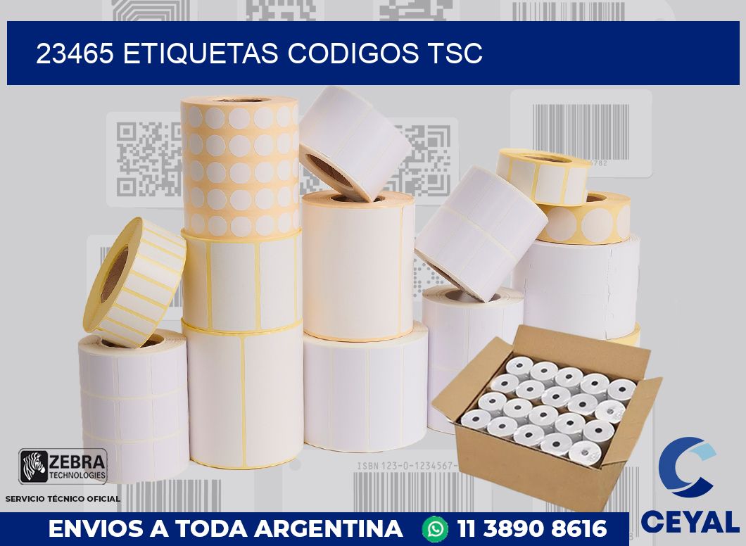23465 ETIQUETAS CODIGOS TSC