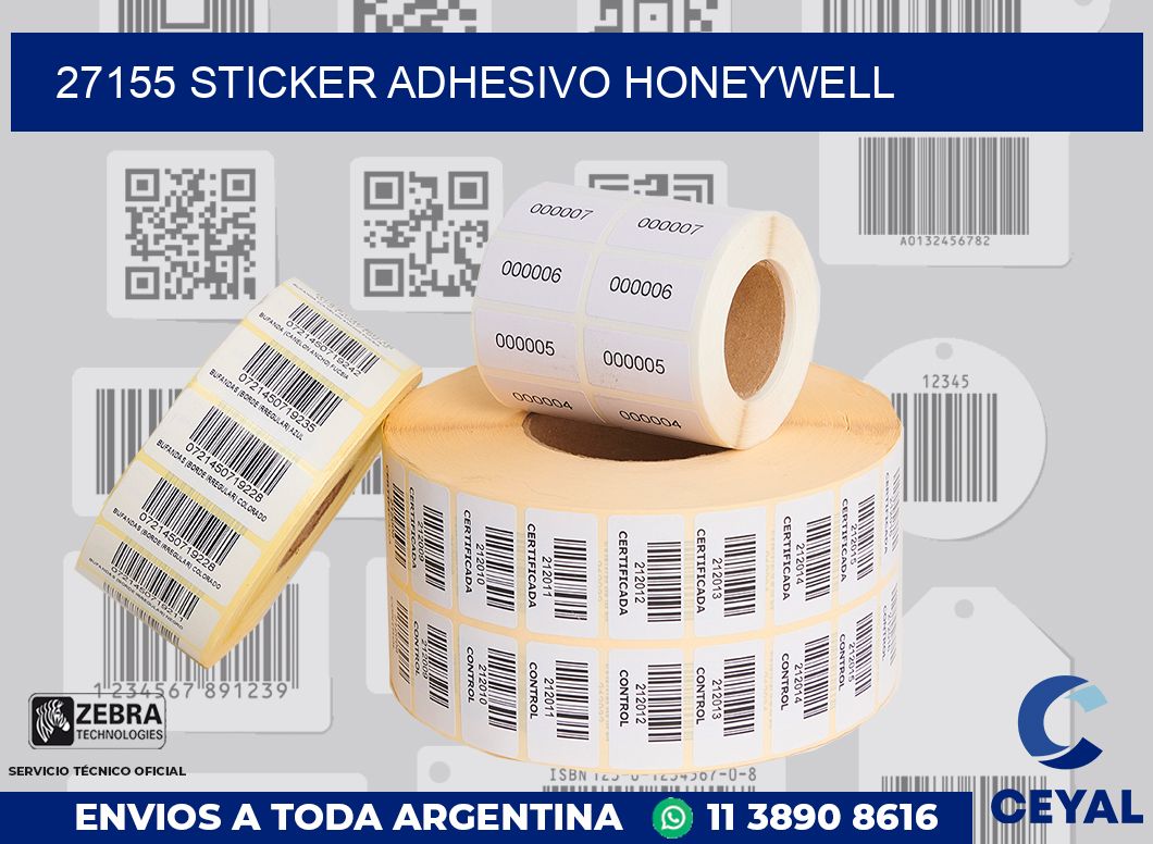 27155 STICKER ADHESIVO HONEYWELL