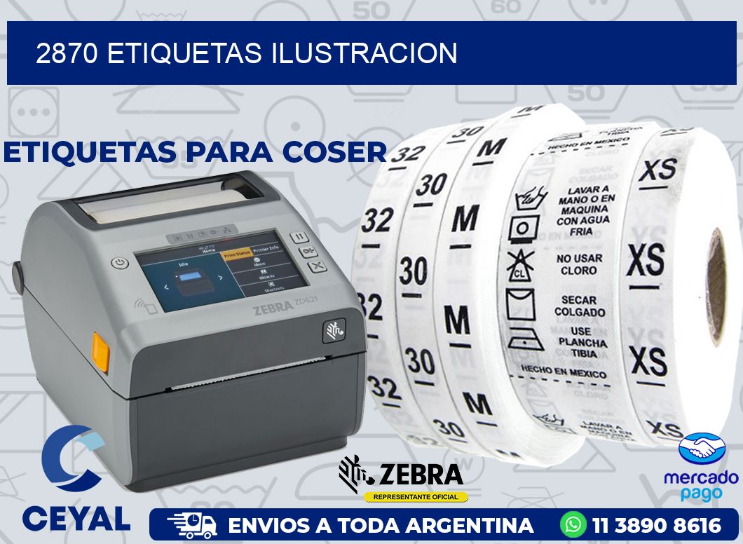 2870 ETIQUETAS ILUSTRACION