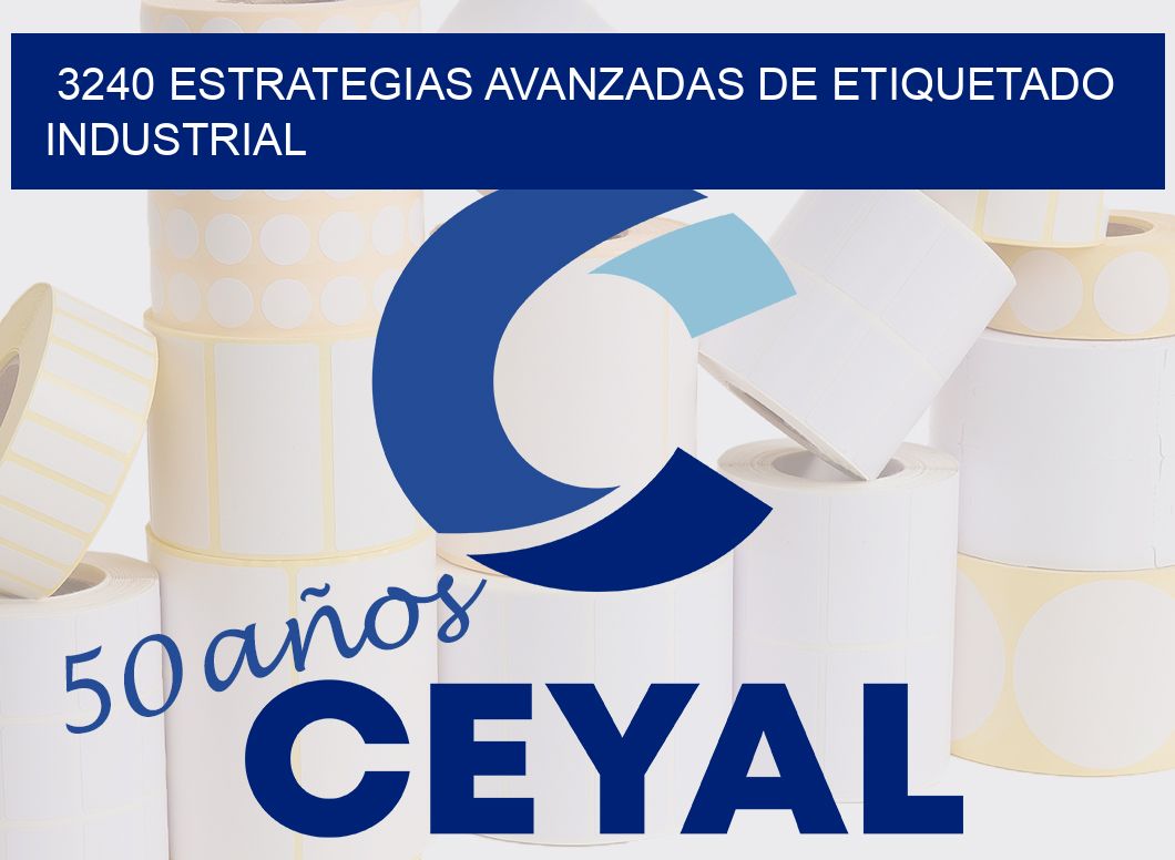 3240 ESTRATEGIAS AVANZADAS DE ETIQUETADO INDUSTRIAL