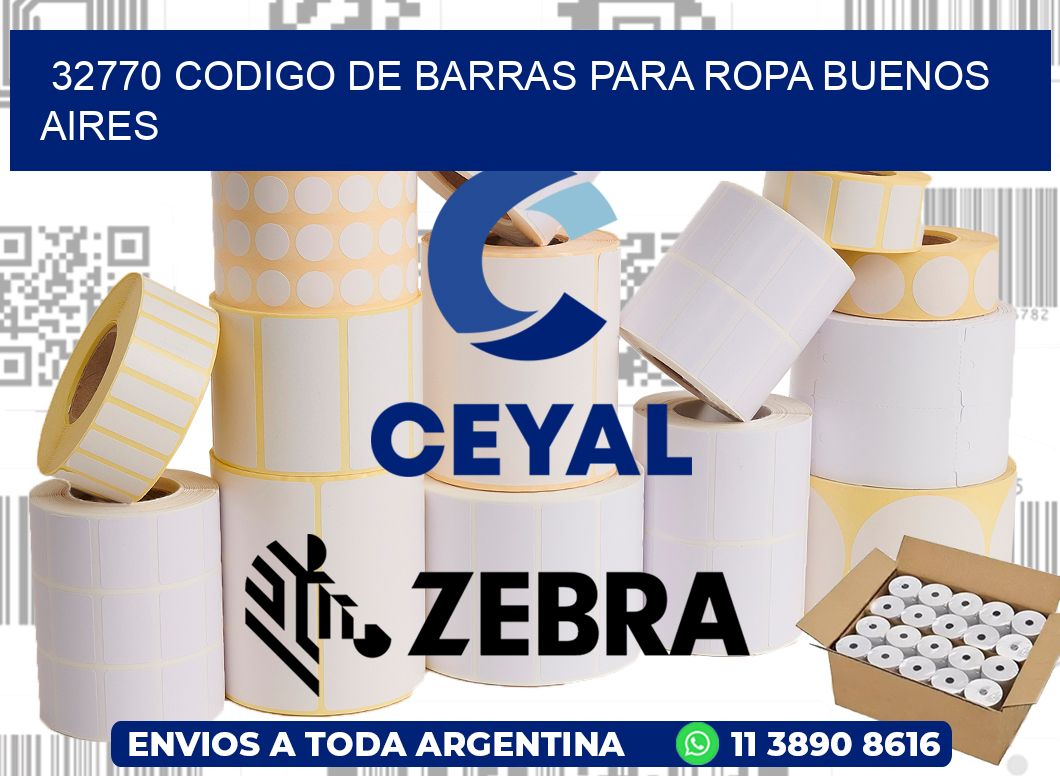 32770 CODIGO DE BARRAS PARA ROPA BUENOS AIRES