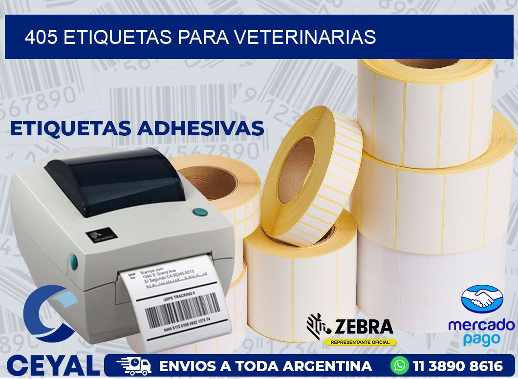 405 ETIQUETAS PARA VETERINARIAS