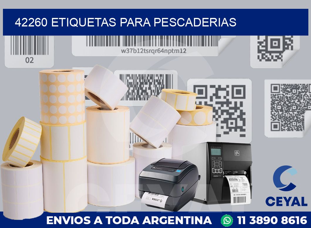 42260 ETIQUETAS PARA PESCADERIAS