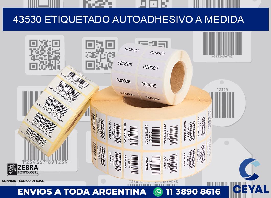 43530 ETIQUETADO AUTOADHESIVO A MEDIDA