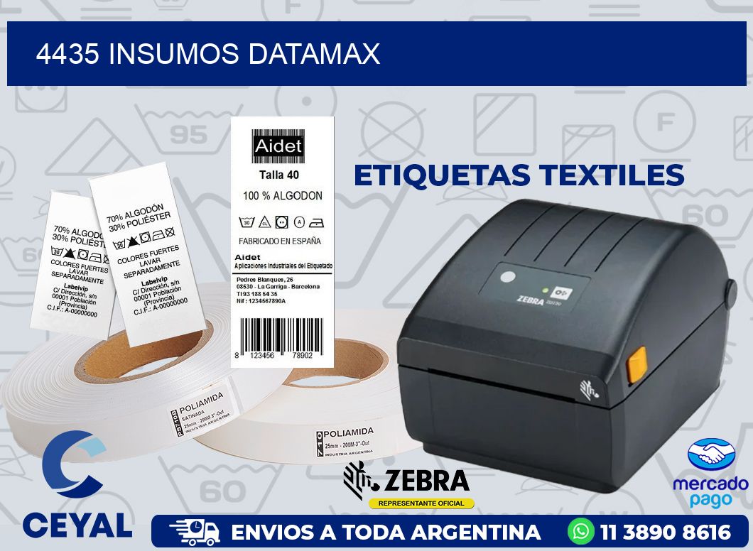 4435 INSUMOS DATAMAX