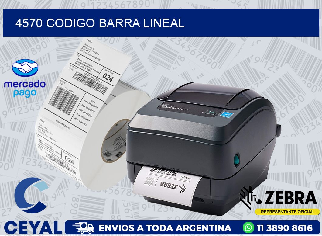 4570 CODIGO BARRA LINEAL