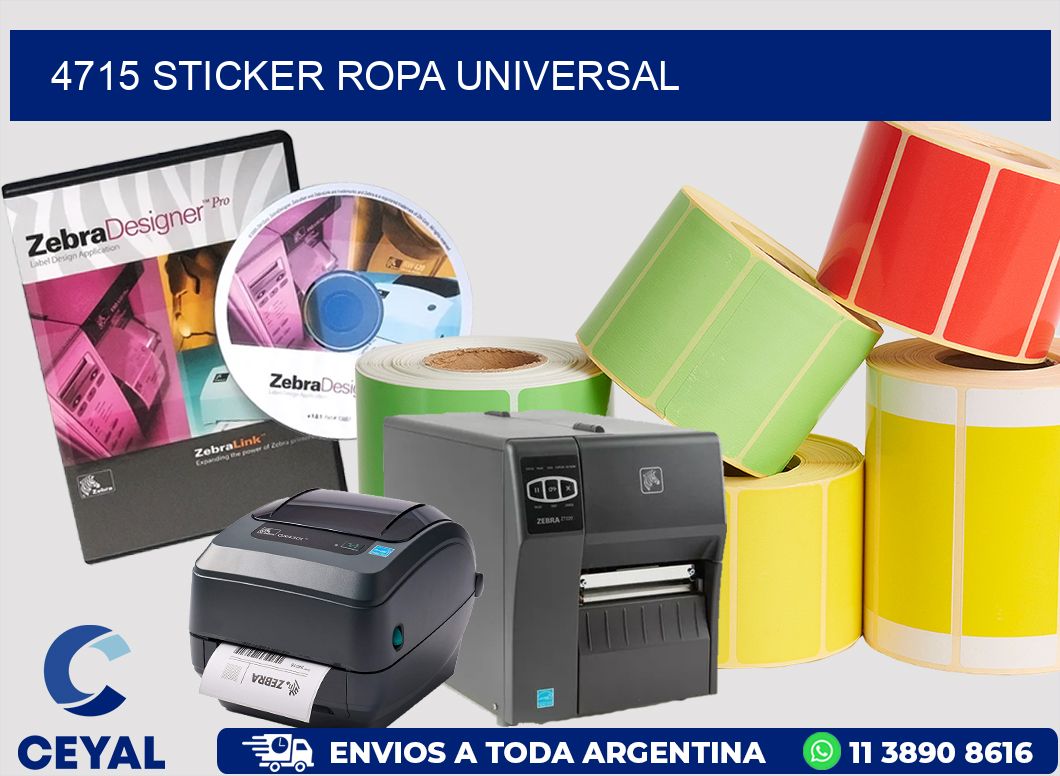 4715 STICKER ROPA UNIVERSAL