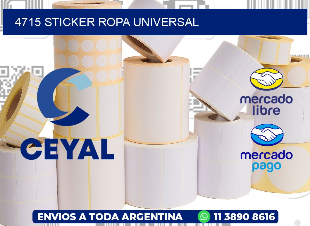 4715 STICKER ROPA UNIVERSAL