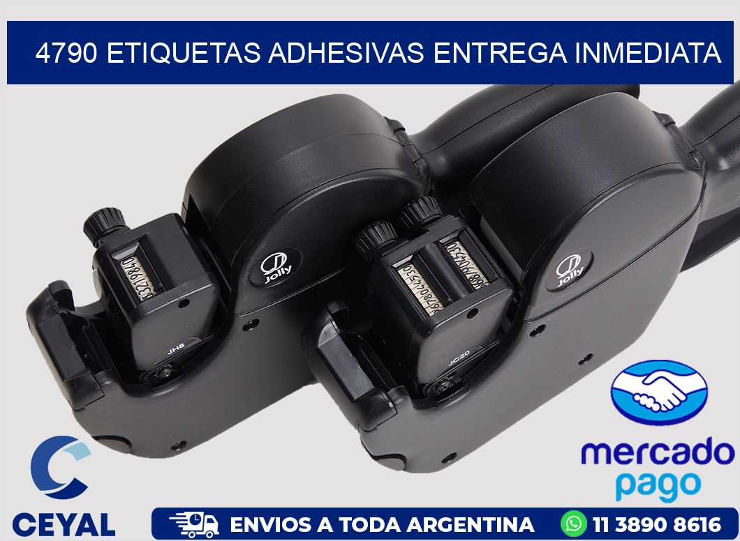 4790 ETIQUETAS ADHESIVAS ENTREGA INMEDIATA