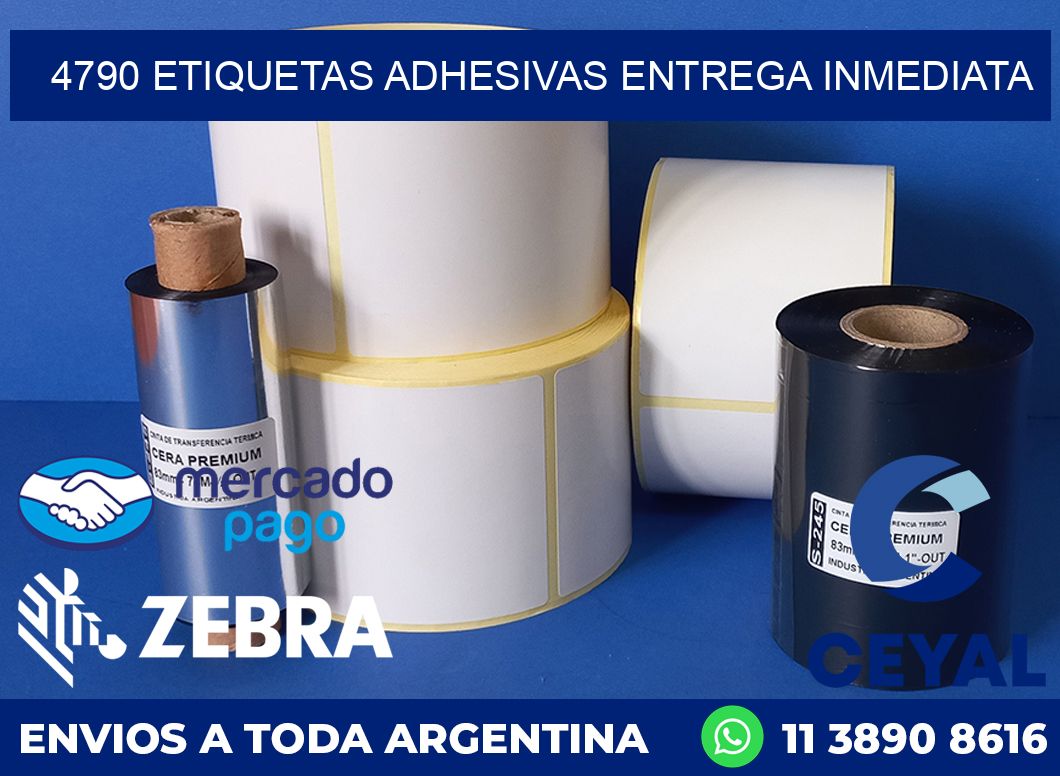 4790 ETIQUETAS ADHESIVAS ENTREGA INMEDIATA