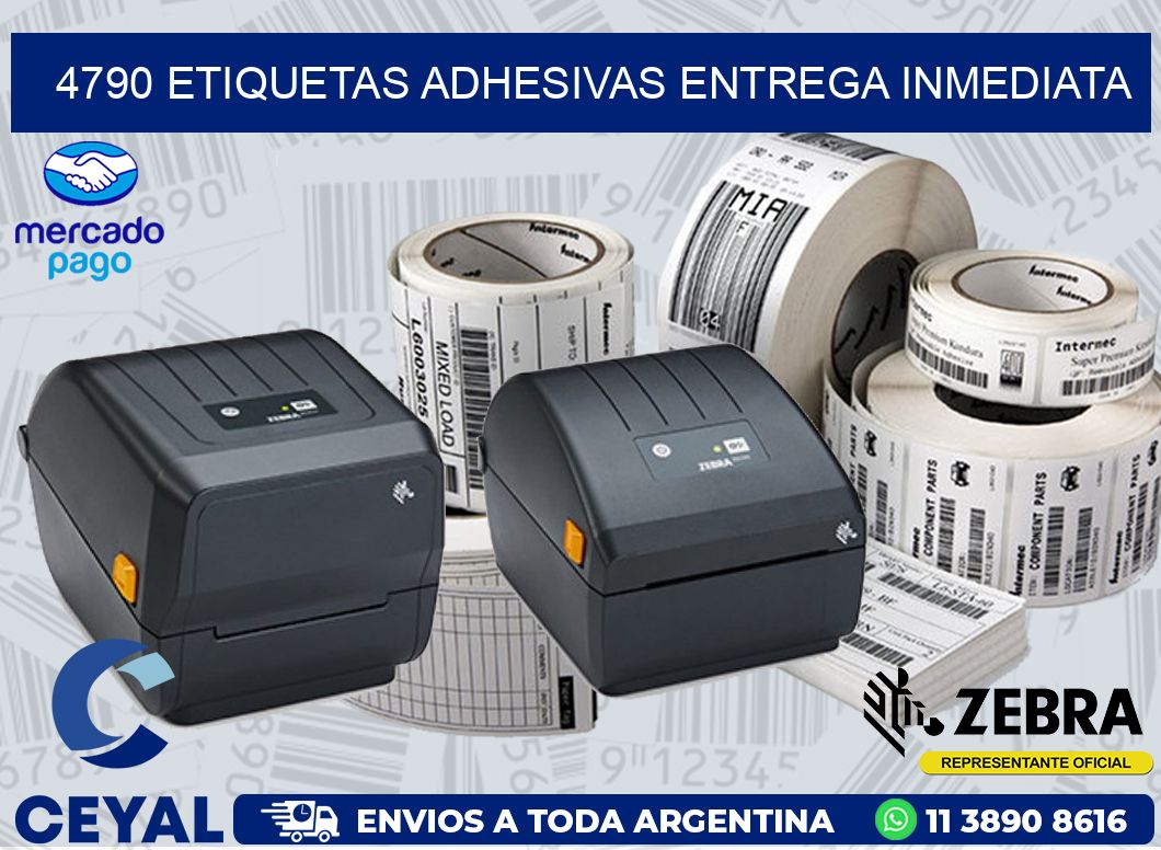4790 ETIQUETAS ADHESIVAS ENTREGA INMEDIATA