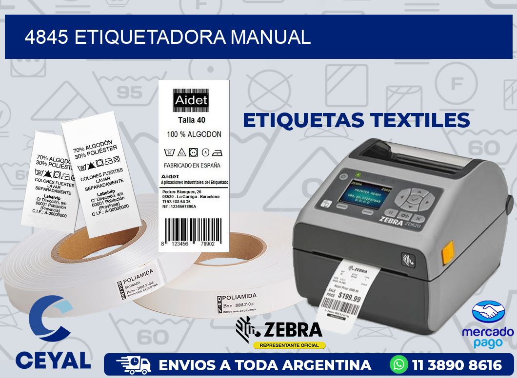 4845 ETIQUETADORA MANUAL