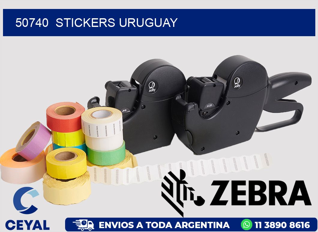 50740  STICKERS URUGUAY