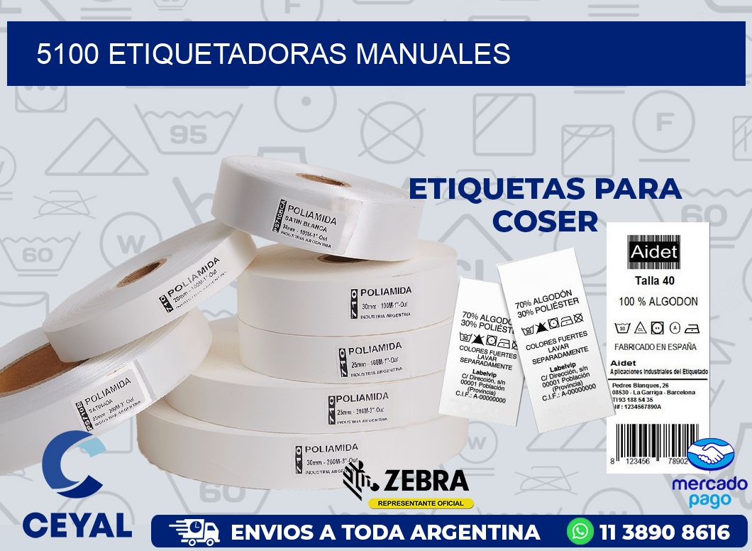 5100 ETIQUETADORAS MANUALES