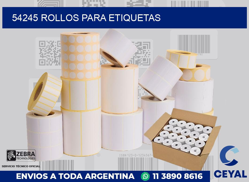 54245 ROLLOS PARA ETIQUETAS