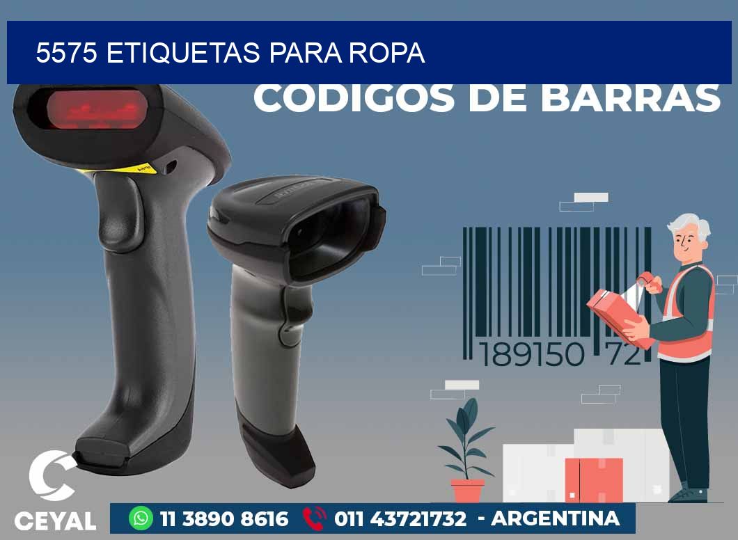 5575 ETIQUETAS PARA ROPA