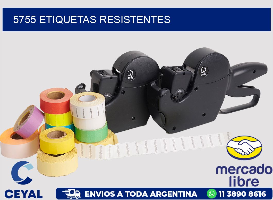 5755 ETIQUETAS RESISTENTES