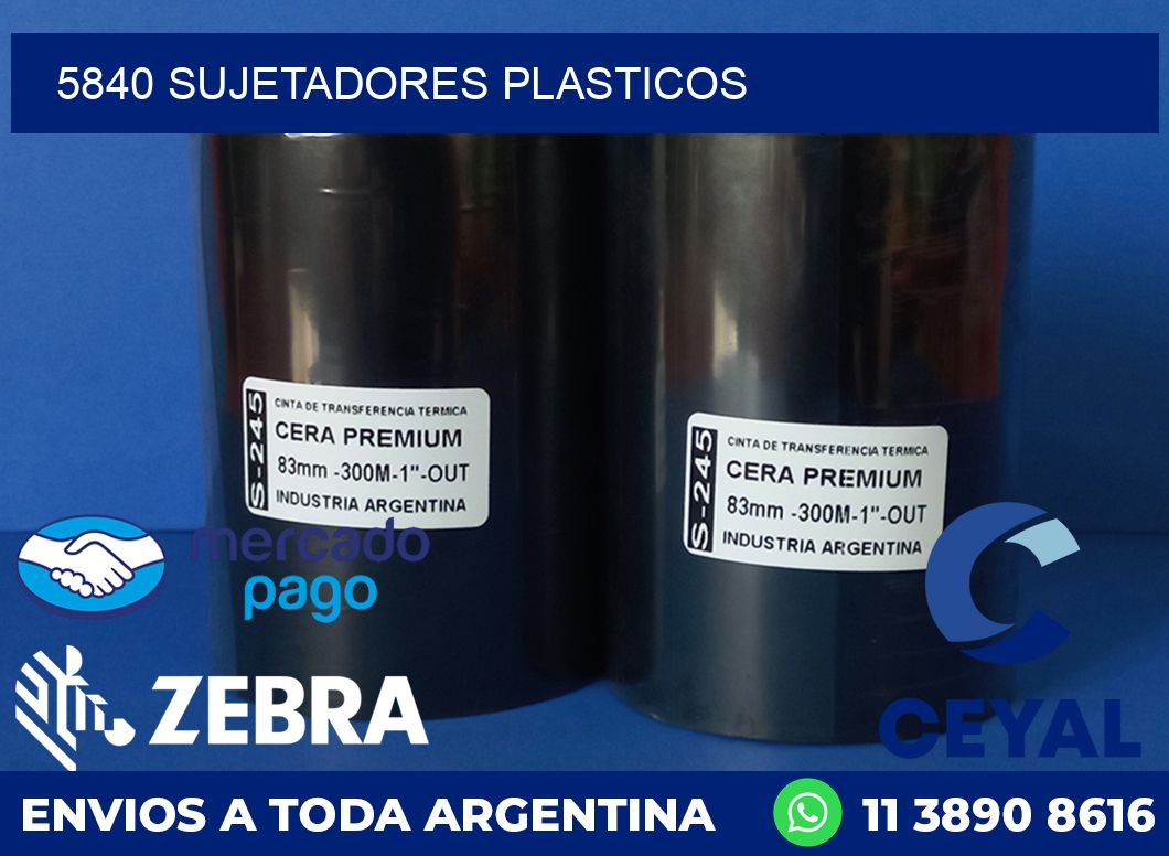 5840 SUJETADORES PLASTICOS
