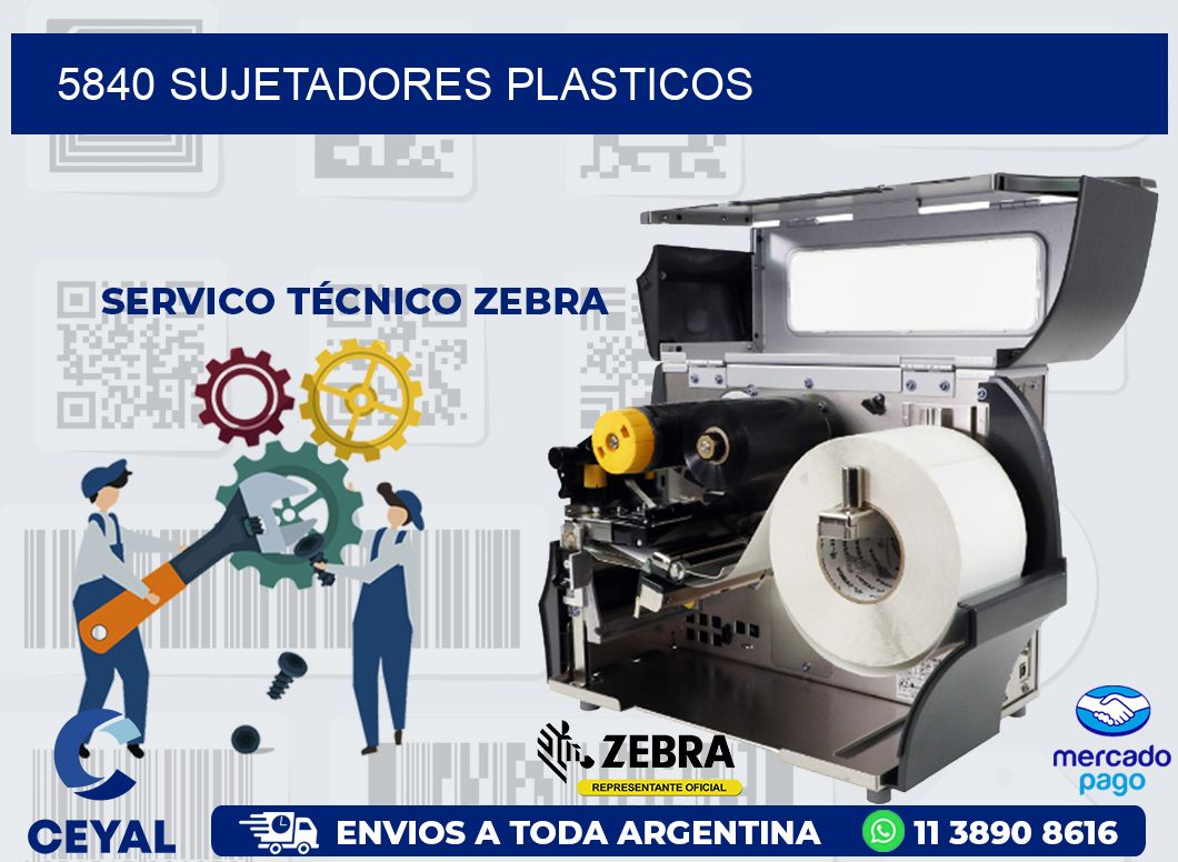 5840 SUJETADORES PLASTICOS