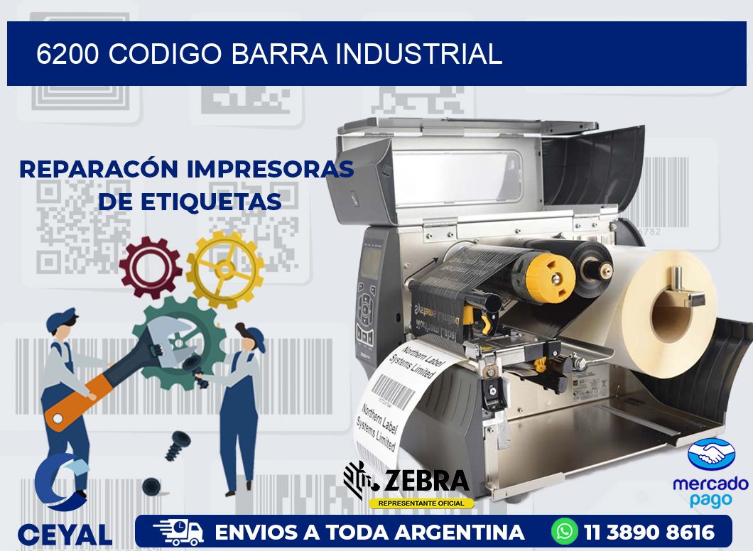 6200 CODIGO BARRA INDUSTRIAL