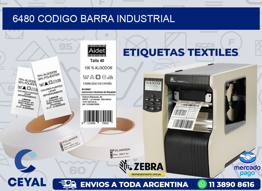 6480 CODIGO BARRA INDUSTRIAL