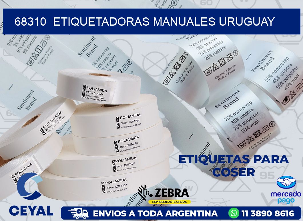 68310  ETIQUETADORAS MANUALES URUGUAY