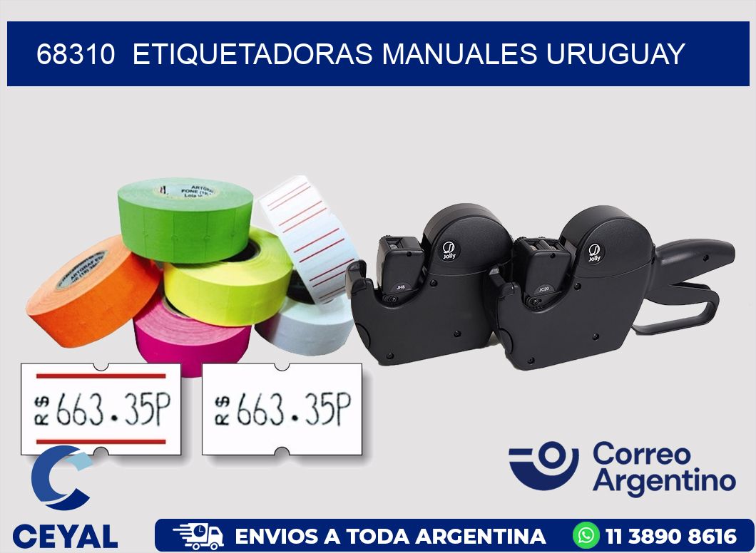 68310  ETIQUETADORAS MANUALES URUGUAY