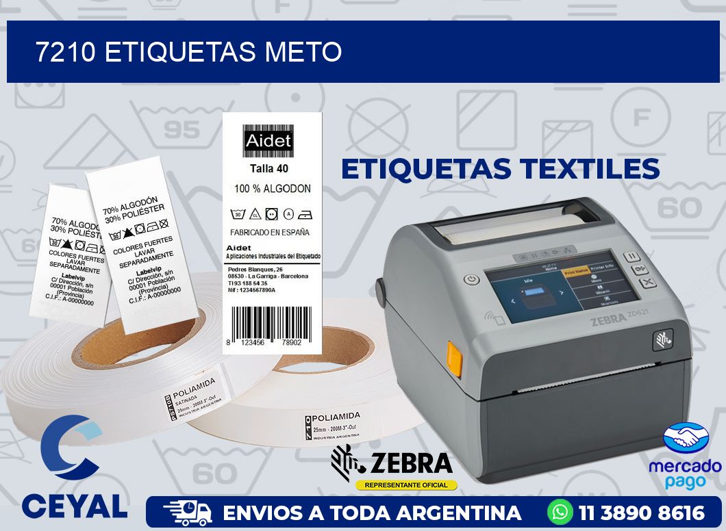 7210 ETIQUETAS METO