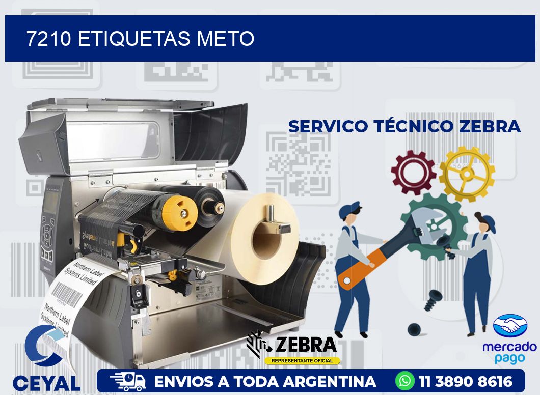 7210 ETIQUETAS METO
