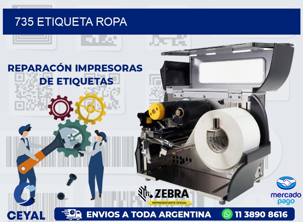 735 ETIQUETA ROPA