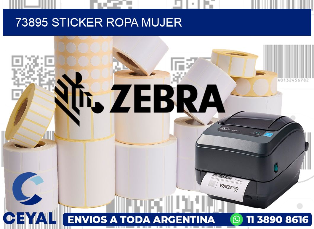 73895 STICKER ROPA MUJER