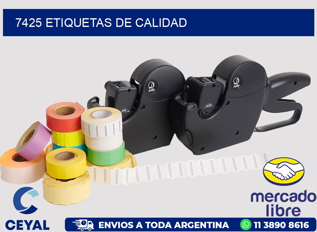 7425 ETIQUETAS DE CALIDAD