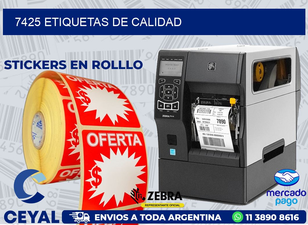 7425 ETIQUETAS DE CALIDAD