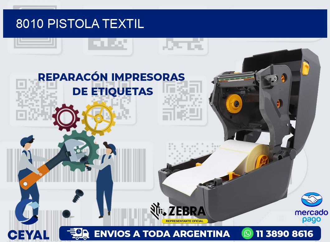 8010 PISTOLA TEXTIL