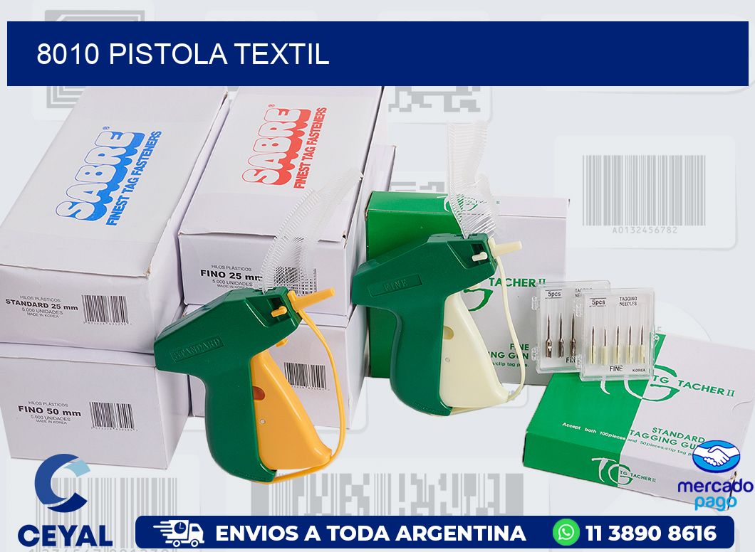 8010 PISTOLA TEXTIL