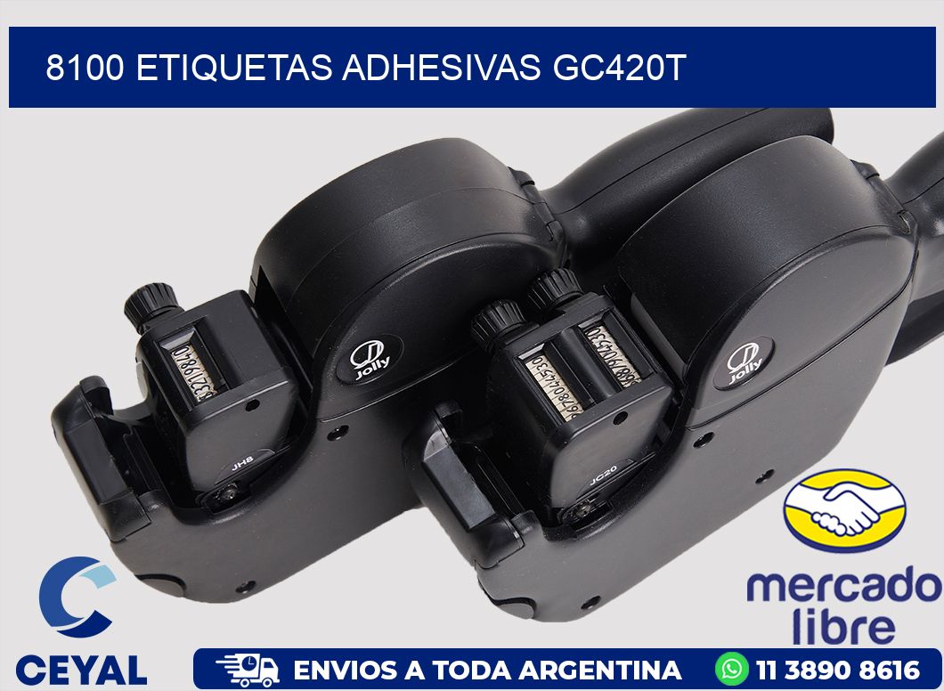 8100 ETIQUETAS ADHESIVAS GC420T