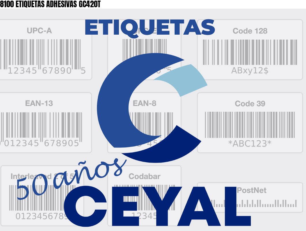 8100 ETIQUETAS ADHESIVAS GC420T