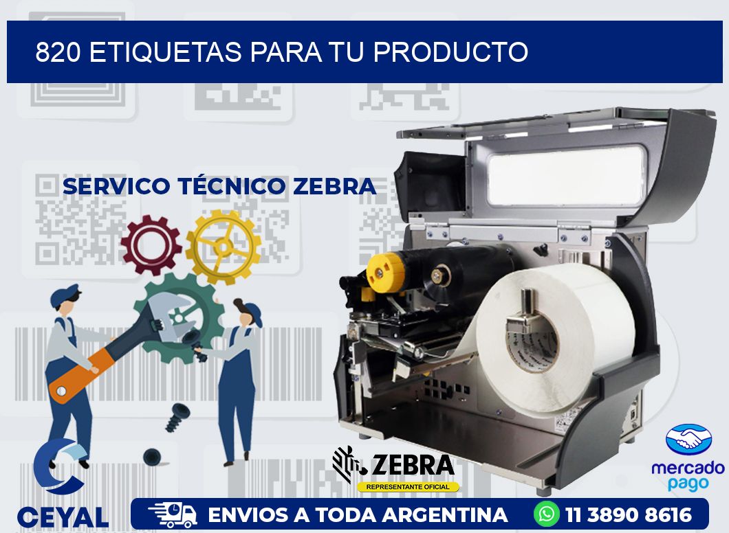 820 ETIQUETAS PARA TU PRODUCTO