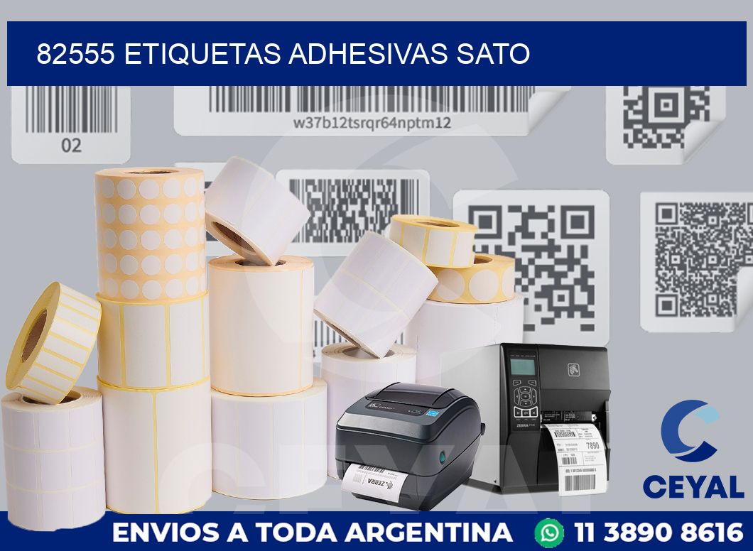 82555 ETIQUETAS ADHESIVAS SATO